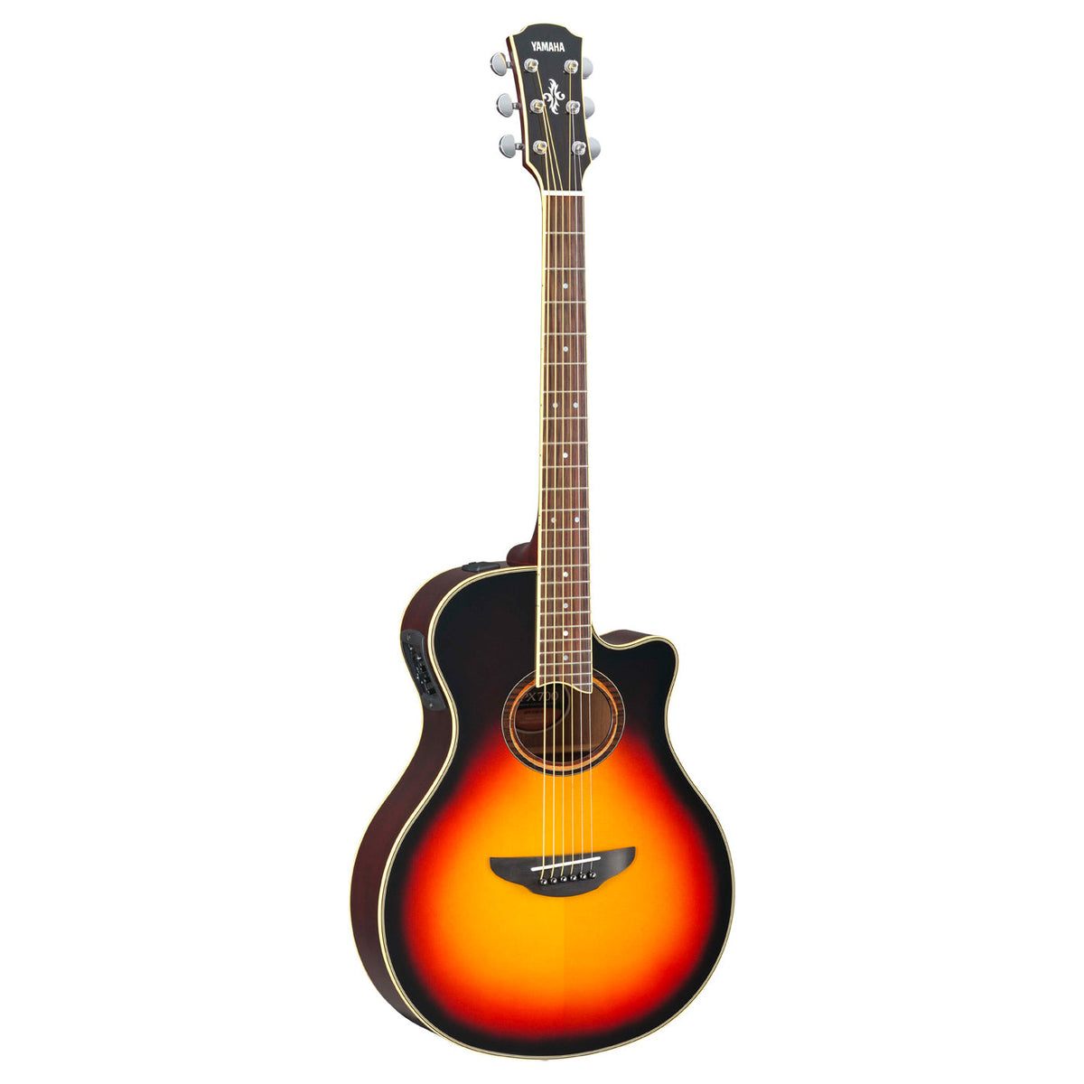 Yamaha APX700II 4/4 cutaway electro-acoustic guitar - Vintage sunburst