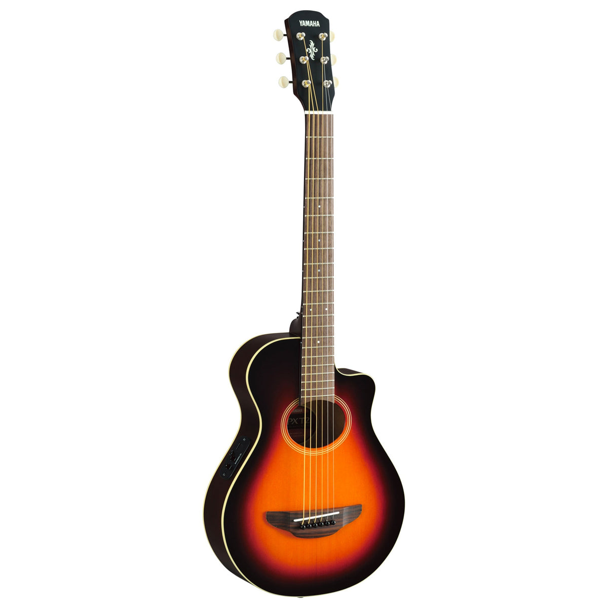Yamaha APXT2 3/4 cutaway travel electro-acoustic guitar in gloss - Old Violin Sunburst