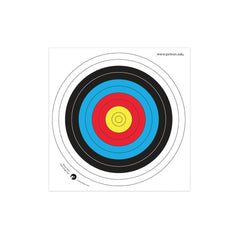 PAPER ARCHERY TARGET FACE 80CM, PACK OF 10