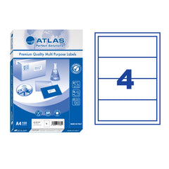 Atlas, Lbl 4 /200x60/PAK=100 sht