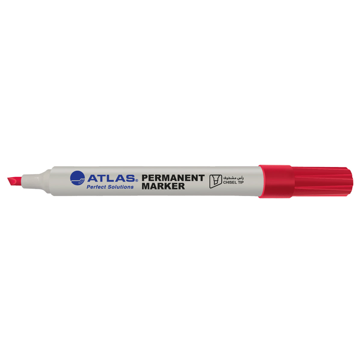 Atlas, Permanent Marker Chisel Red