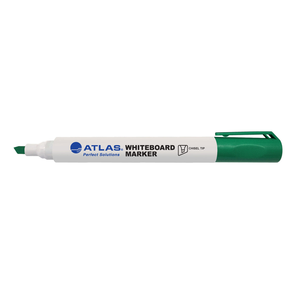 Atlas, White Board Marker Chisel DZ=12EA GN