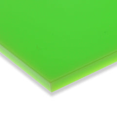Standard Cast Acrylic 3mm Sheet - Solid Lime Green 600 x 400mm