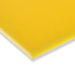 Standard Cast Acrylic 3mm Sheet - Solid Yellow 600 x 400mm
