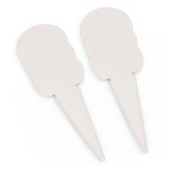 PLAIN THROWING MARKER 75MM, WHITE, SET OF 6