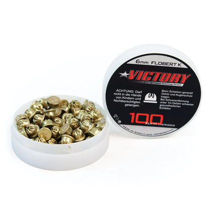 STARTING PISTOL BLANKS 6MM (.22) CALIBRE, PACK OF 100