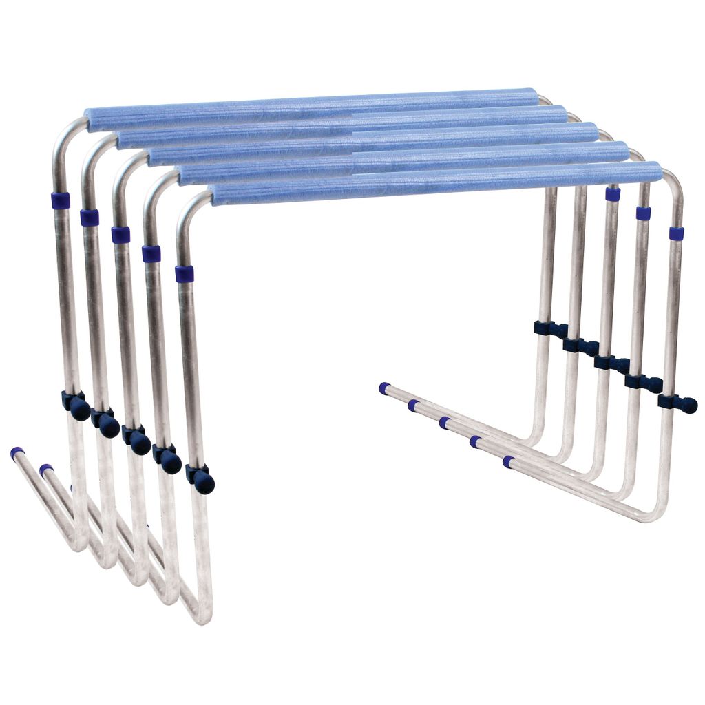 ALUMINIUM SELF RETURN HURDLE MAXI, SET OF 5