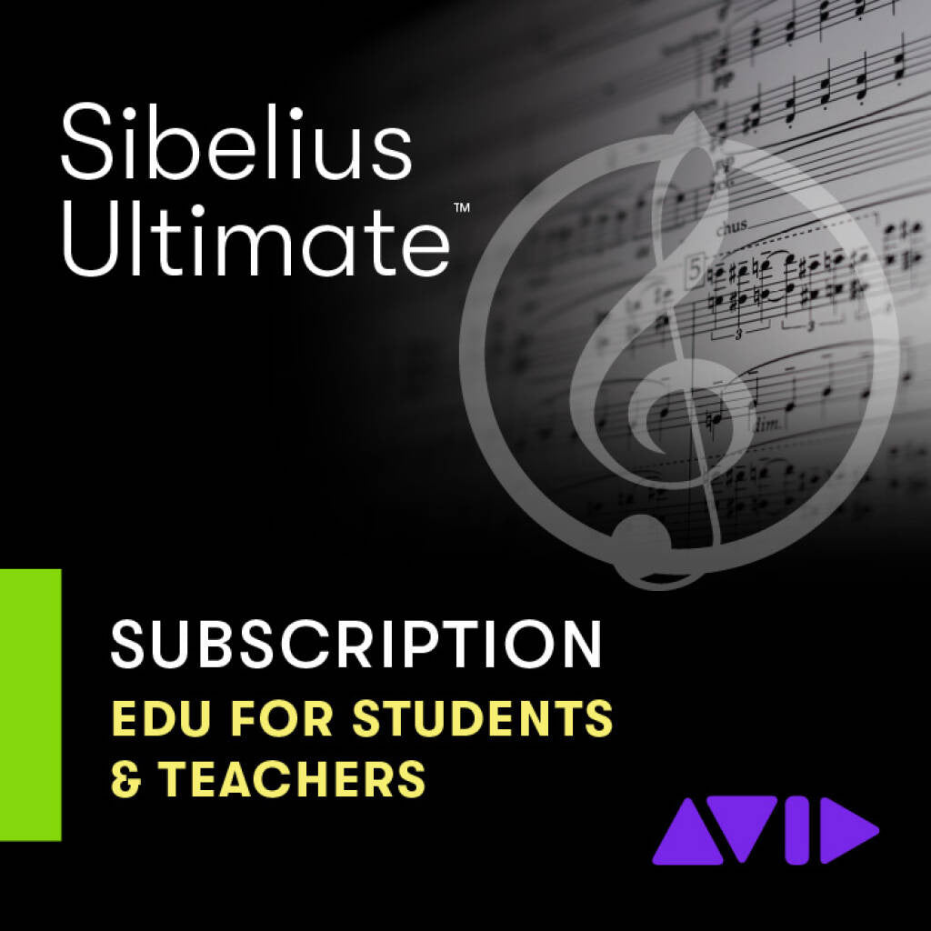 Sibelius Ultimate Education Licence – Annual Subscription