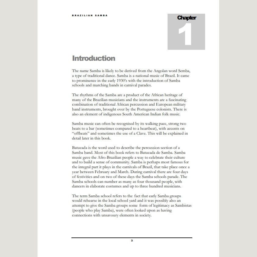 Andy Gleadhill\'s Brazilian Samba Book
