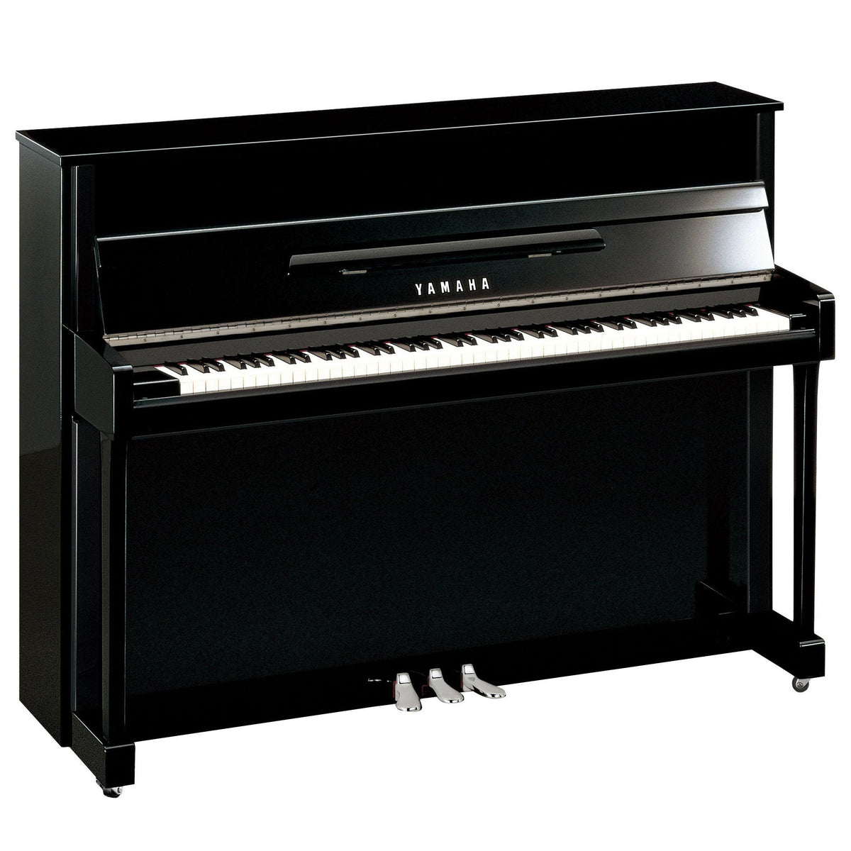 Yamaha b2 upright piano - Polished Ebony with Chrome Fittings
