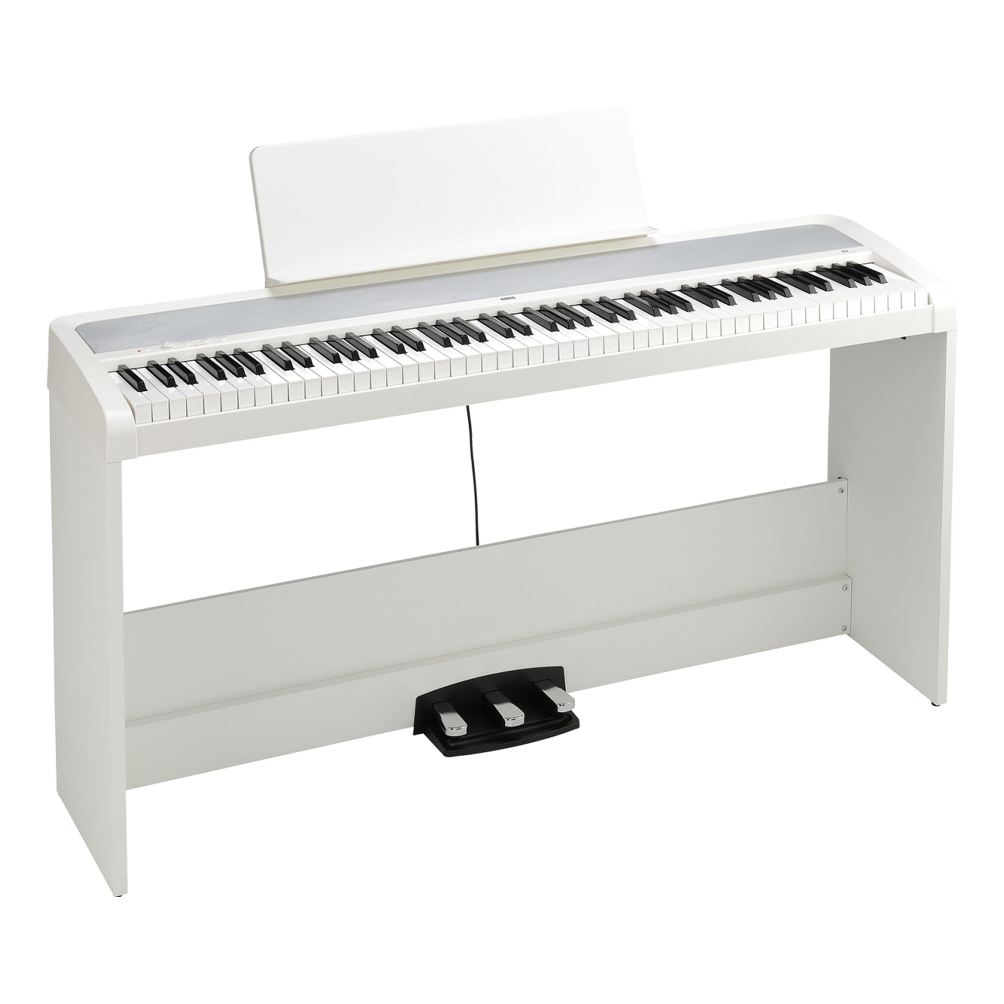 Korg B2 digital piano - White (with stand and pedal unit)