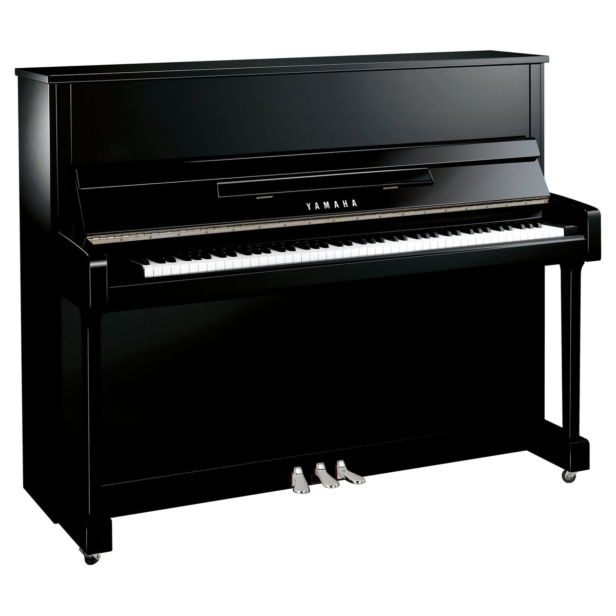 Yamaha b3 upright piano – Polished Ebony with Chrome Fittings