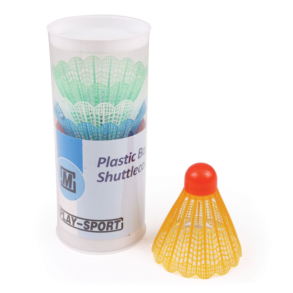 PLAY-SPORT SHUTTLECOCK TUBE OF 6