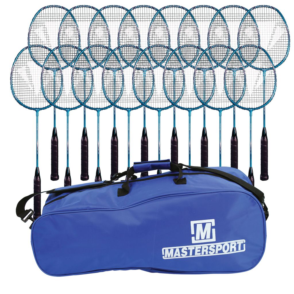 CARLTON BLADE ISO 4.3 BADMINTON RACKET MAXI, RACKET BAG OF 16