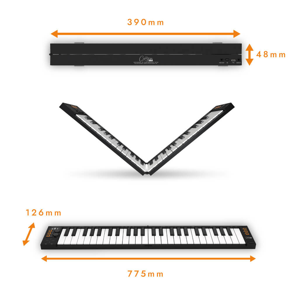 Carry-On 49-key folding portable MIDI keyboard controller