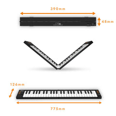 Carry-On 49-key folding portable MIDI keyboard controller
