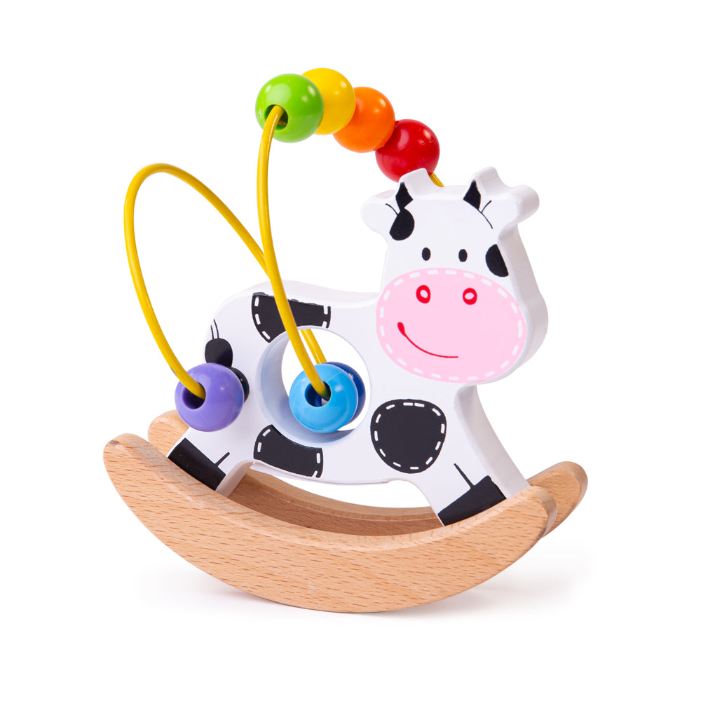 Rocking Bead Frame - Cow