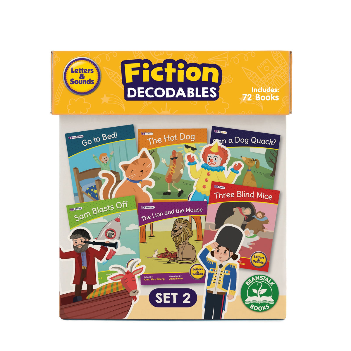 Letters & Sound Set 2 Fiction Boxed Set