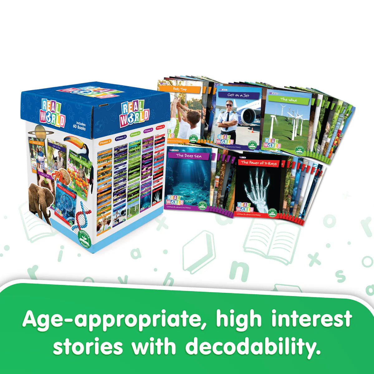 Real World Non-Fiction Hi-Lo Decodables Boxed Set