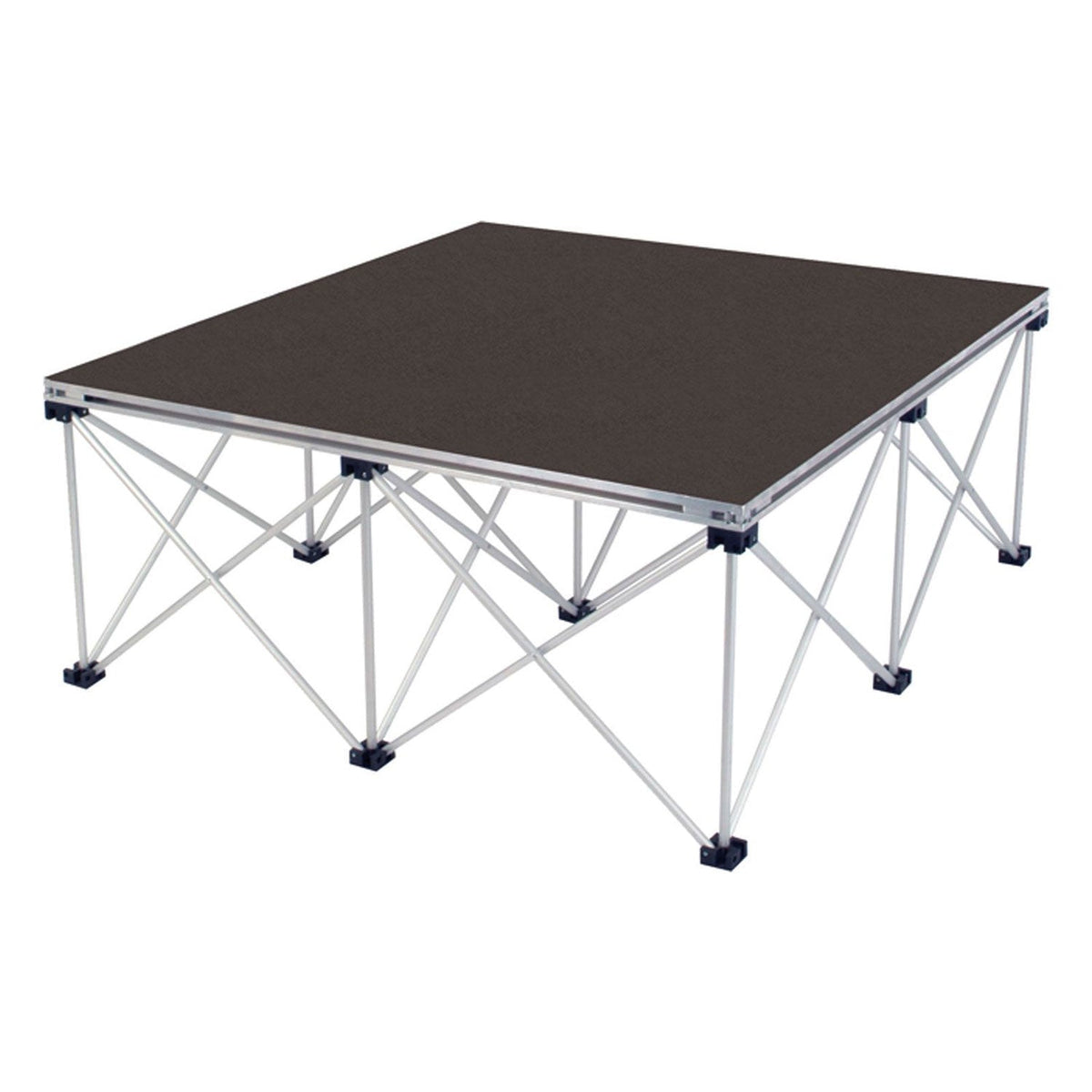 Gopak Ultralight carpeted deck & riser 1m x 1m staging system – 600mm