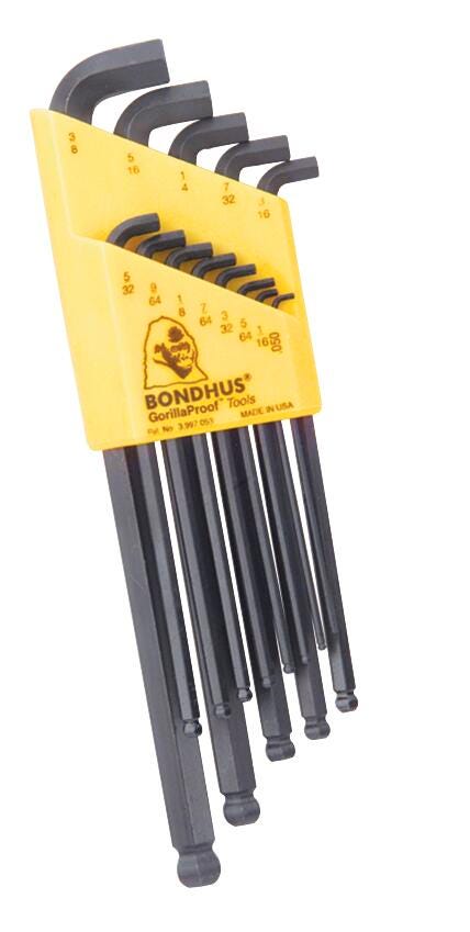 WRENCH L STUBBY ENGLISH 13PC SET