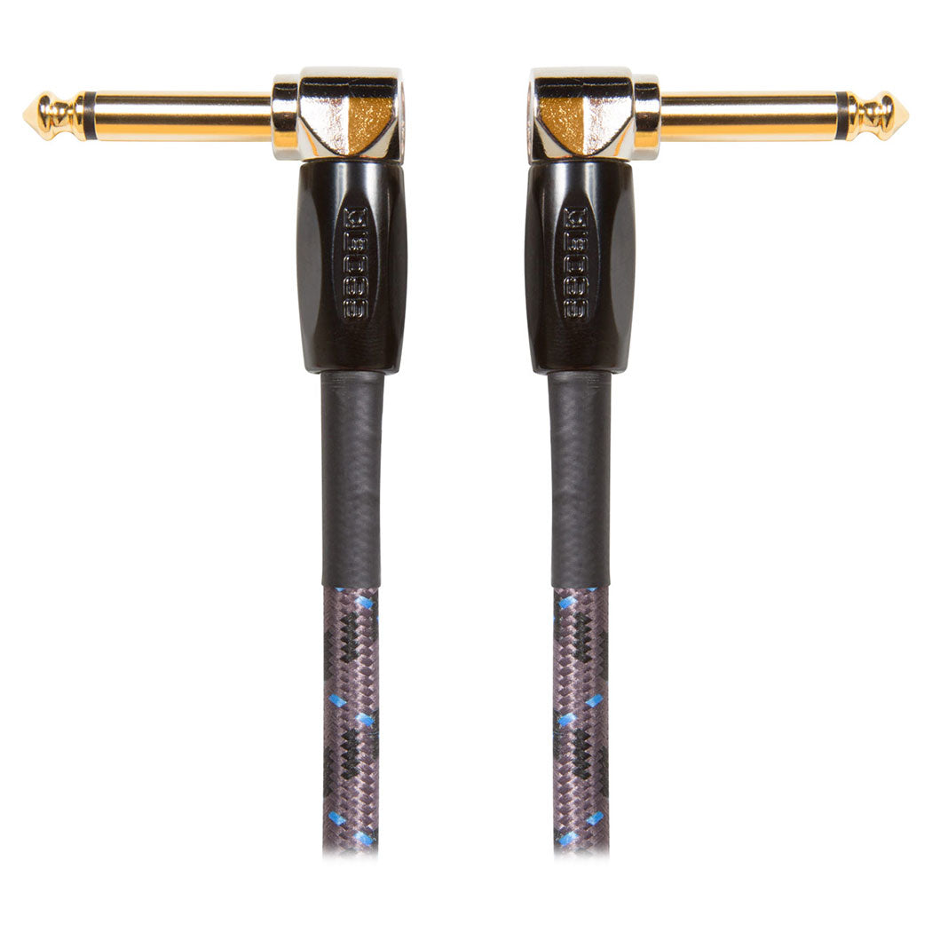 Boss BIC-1AA mono angled large jack instrument patch cable - 0.3m