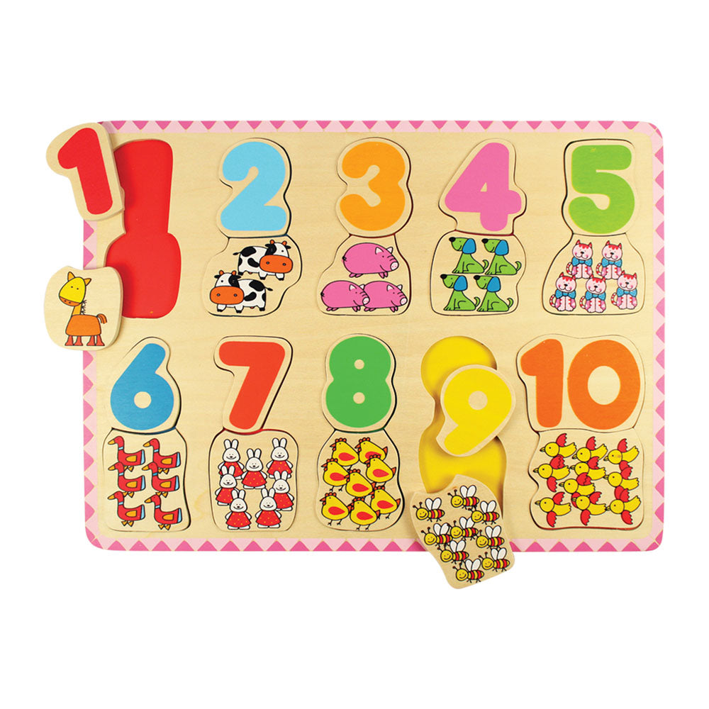Number and Colour Matching Puzzle