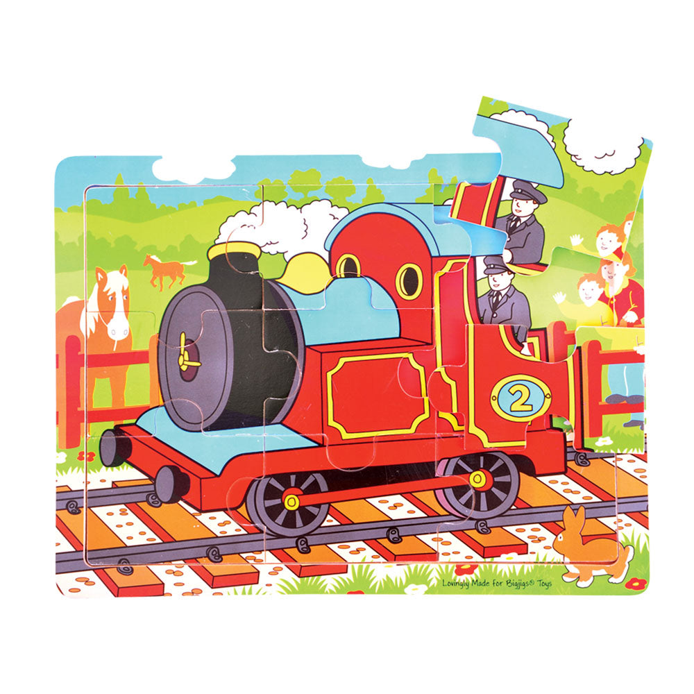 Tray Puzzle - Train