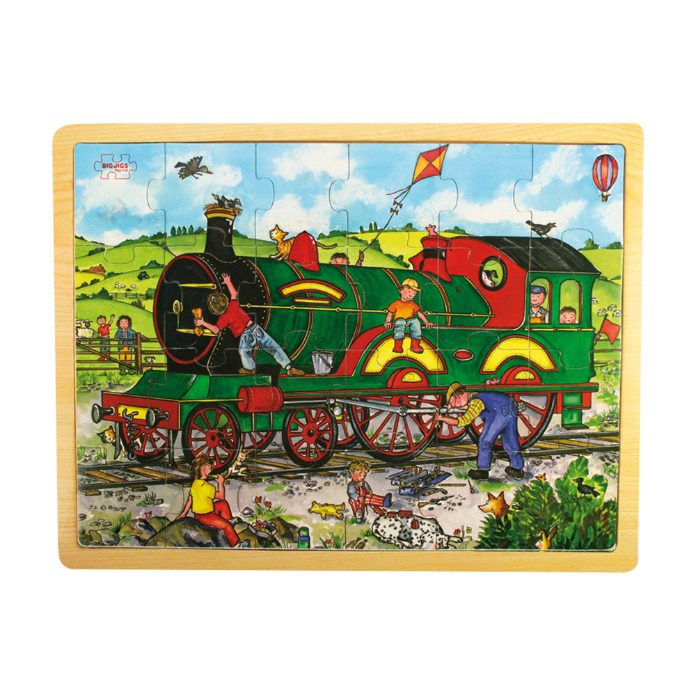 Tray Puzzle - Train (3 Years +)