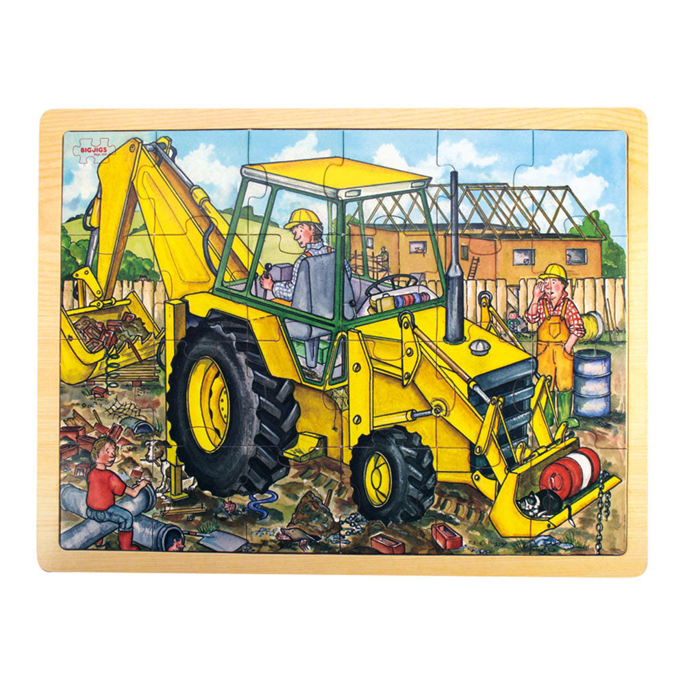 Tray Puzzle - Digger (3 Years +)