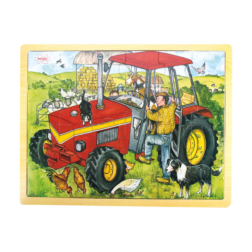 Tray Puzzle - Tractor (3 Years +)
