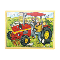 Tray Puzzle - Tractor (3 Years +)