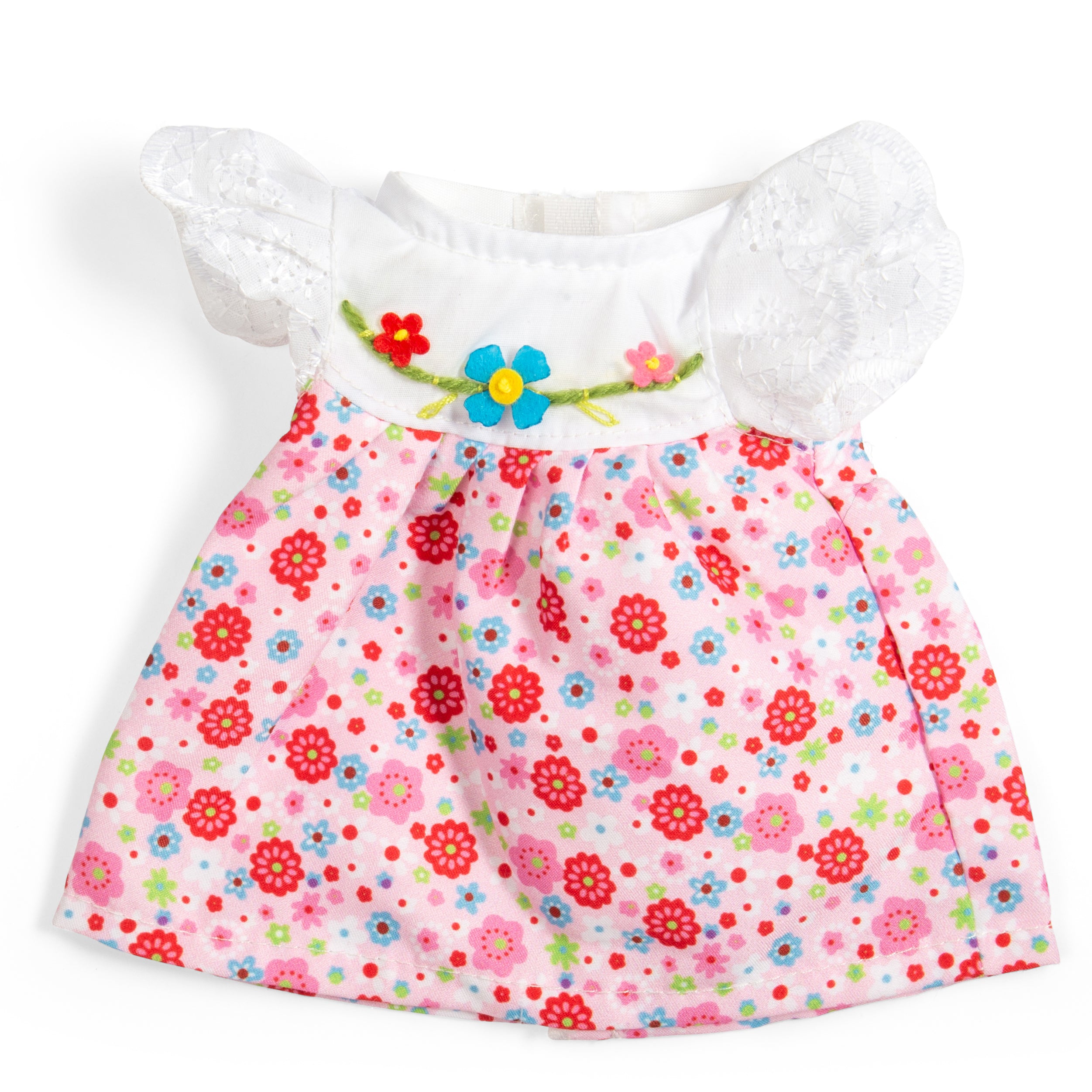 Pink Dress Lace Sleeves - Small (2 Years +)