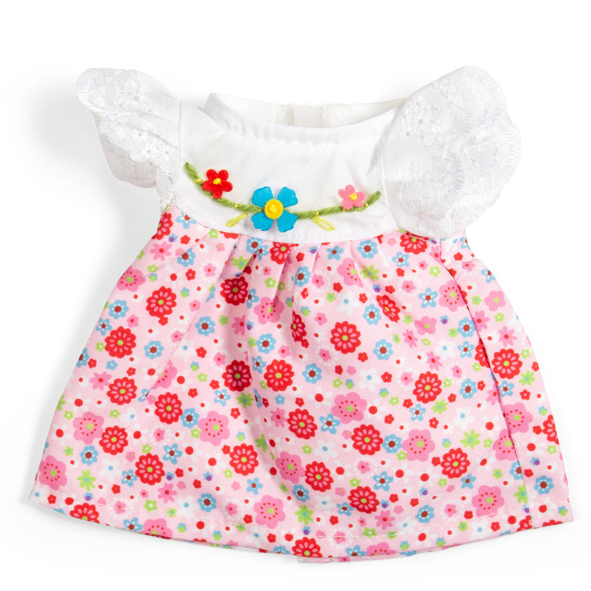 Pink Dress Lace Sleeves - Small (2 Years +)