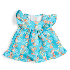 Blue Dress With Shells - Small (2 Years +)