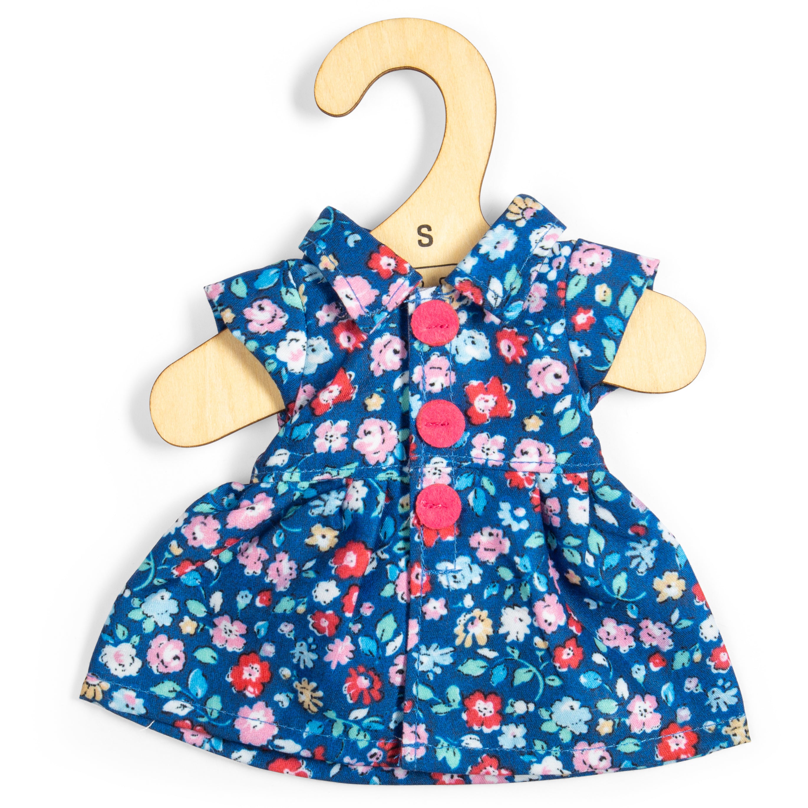 Navy Floral Dress - Small (2 Years +)