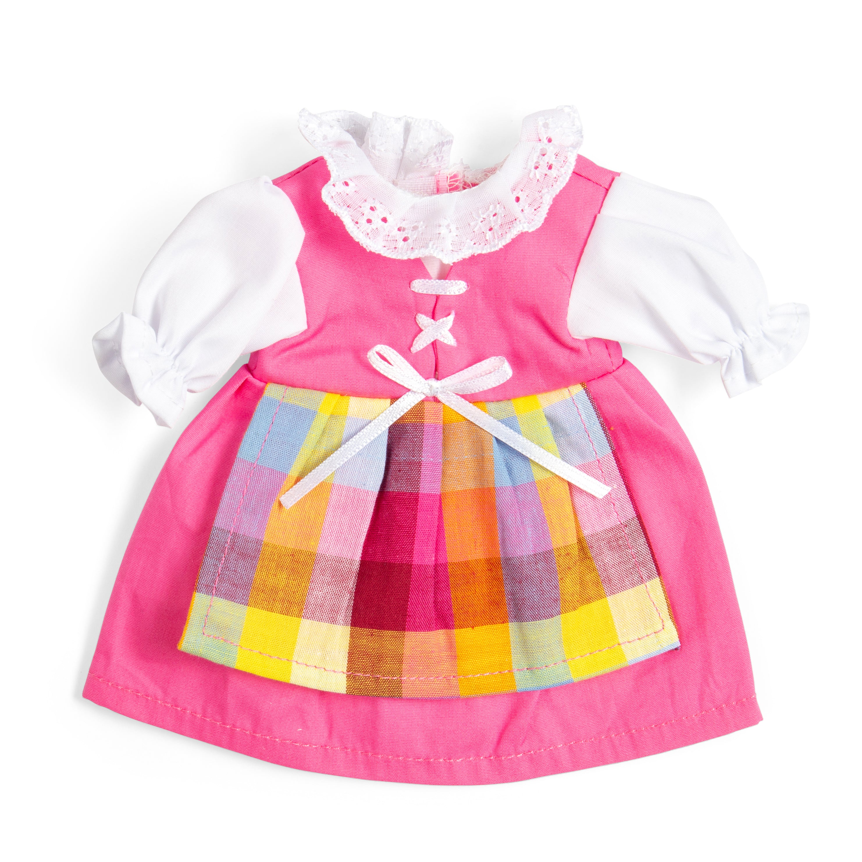 Pink Dress With Pinafore - Small (2 Years +)