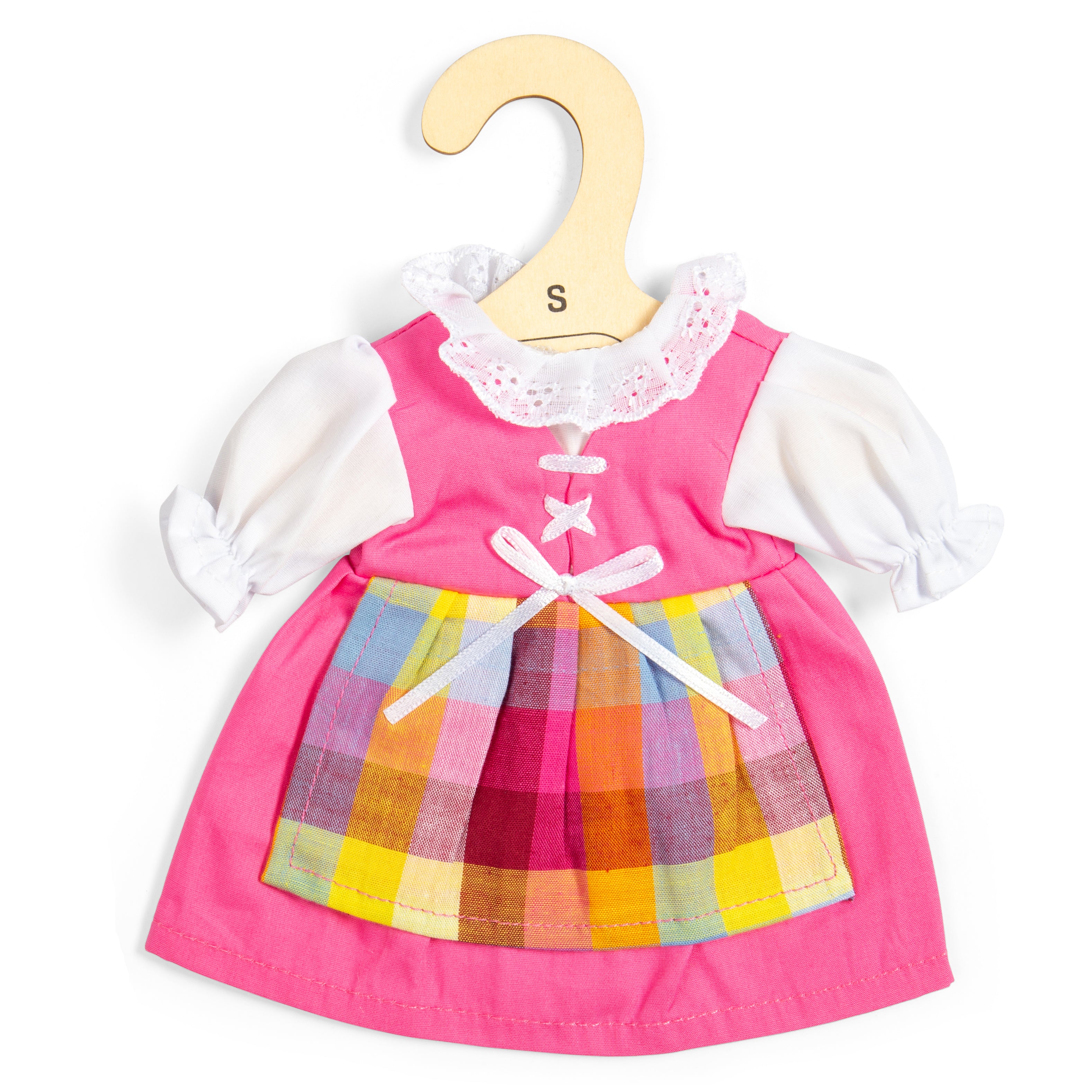 Pink Dress With Pinafore - Small (2 Years +)
