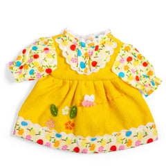 Yellow Floral Dress - Small (2 Years +)