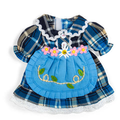 Checkered Blue Dress - Medium (2 Years +)