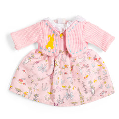 Wildlife Dress And Pink Cardigan - Medium (2 Years +)