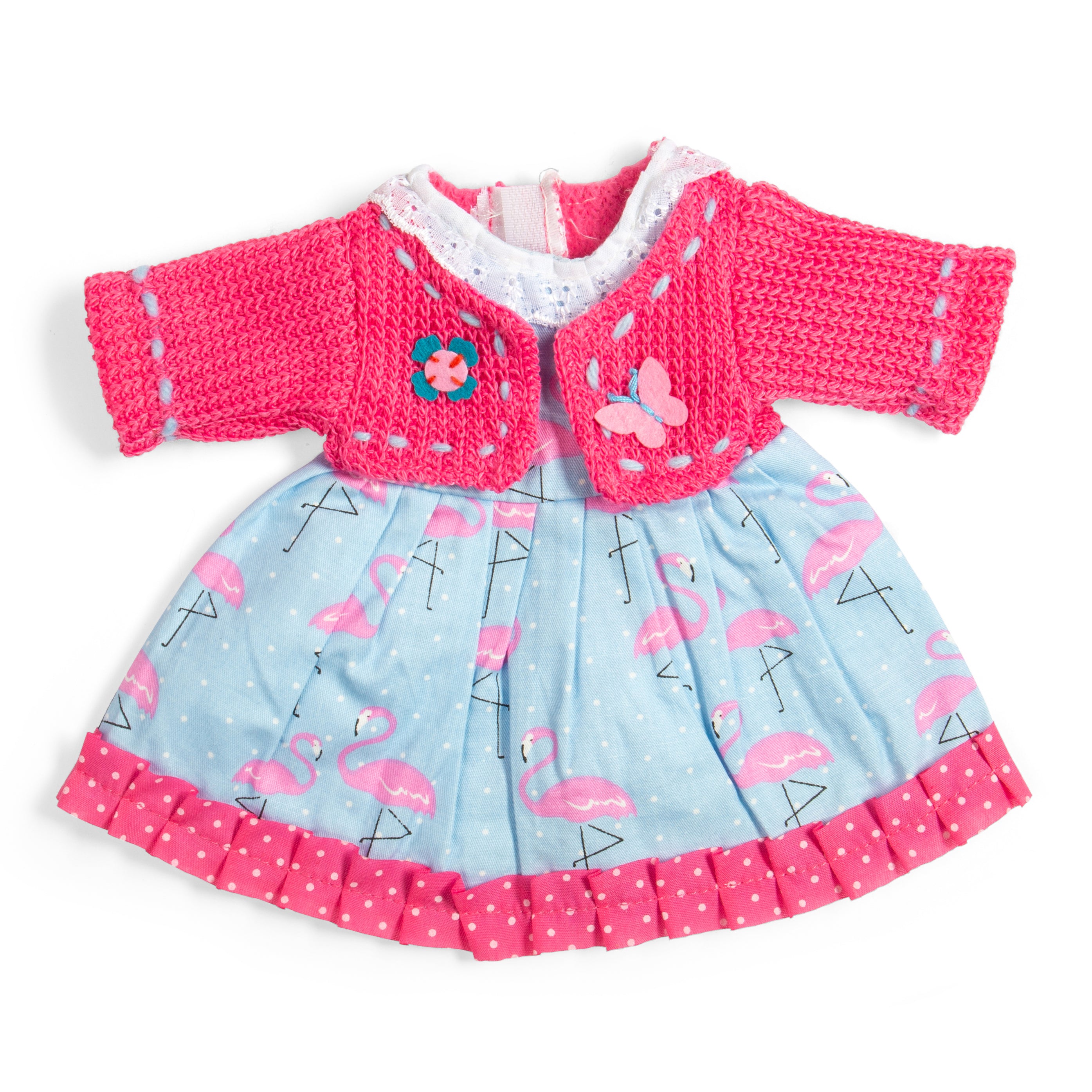 Flamingo Dress Pink Cardigan - Medium (2 Years +)