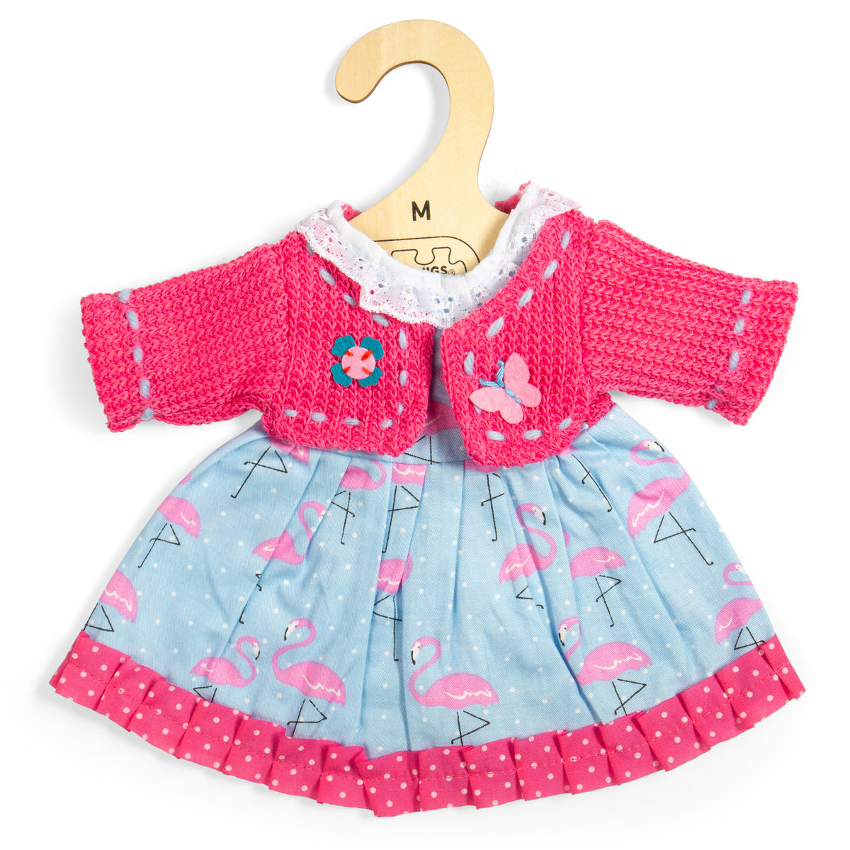 Flamingo Dress Pink Cardigan - Medium (2 Years +)