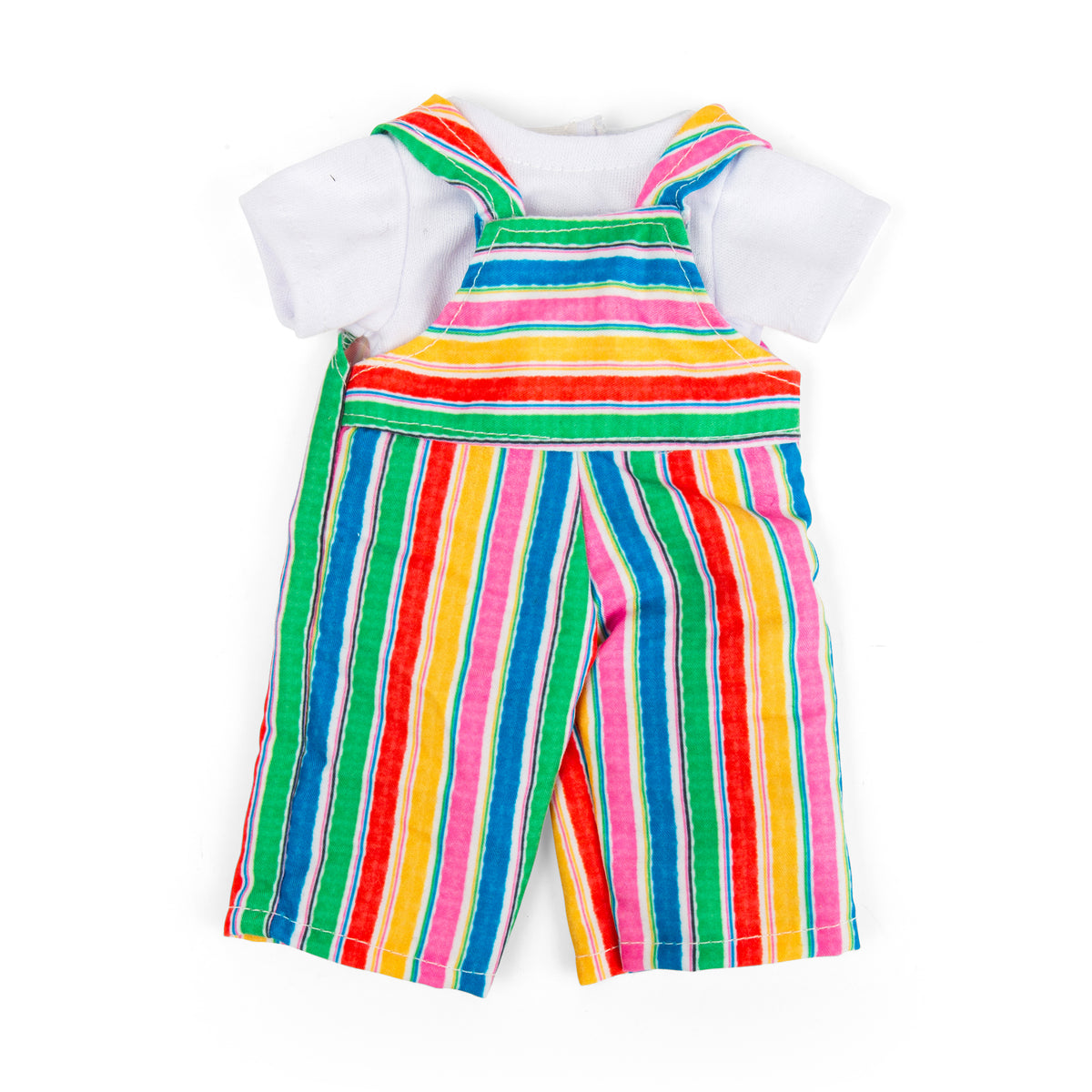 Striped Dungarees And White T-shirt - Small (2 Years +)