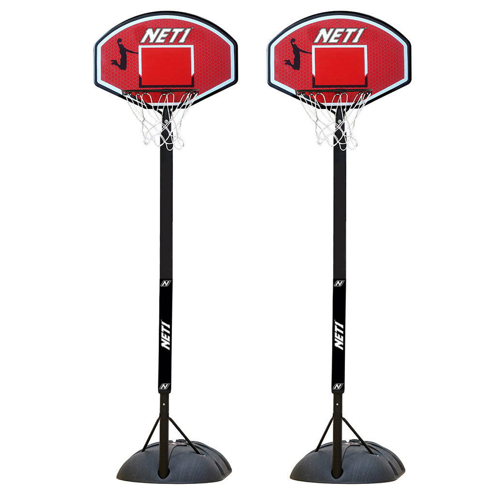 NET1 XPLODE PORTABLE BASKETBALL SYSTEM PAIR