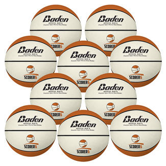BADEN SCORER BASKETBALL SIZE 6 - BR426, BAG OF 10