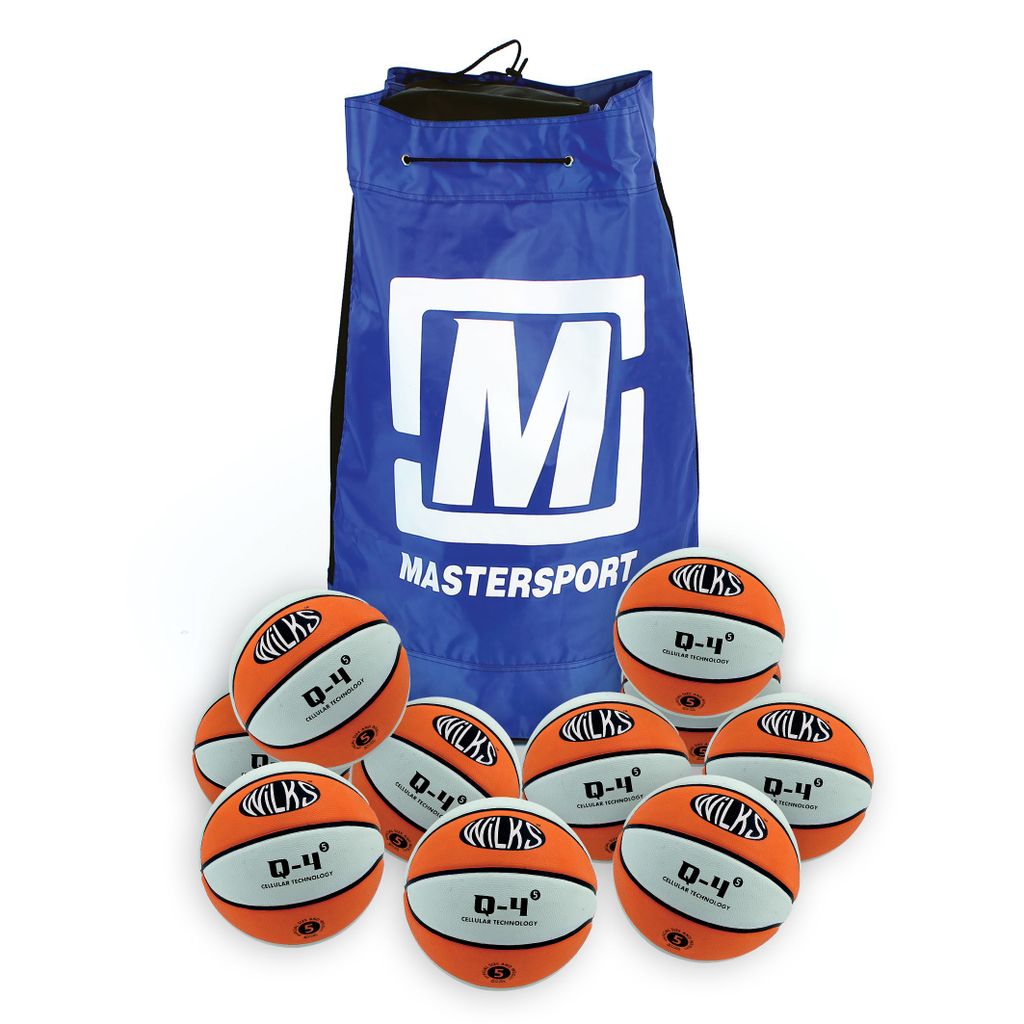 WILKS Q-4 CELLULAR BASKETBALL SIZE 5, BAG OF 10