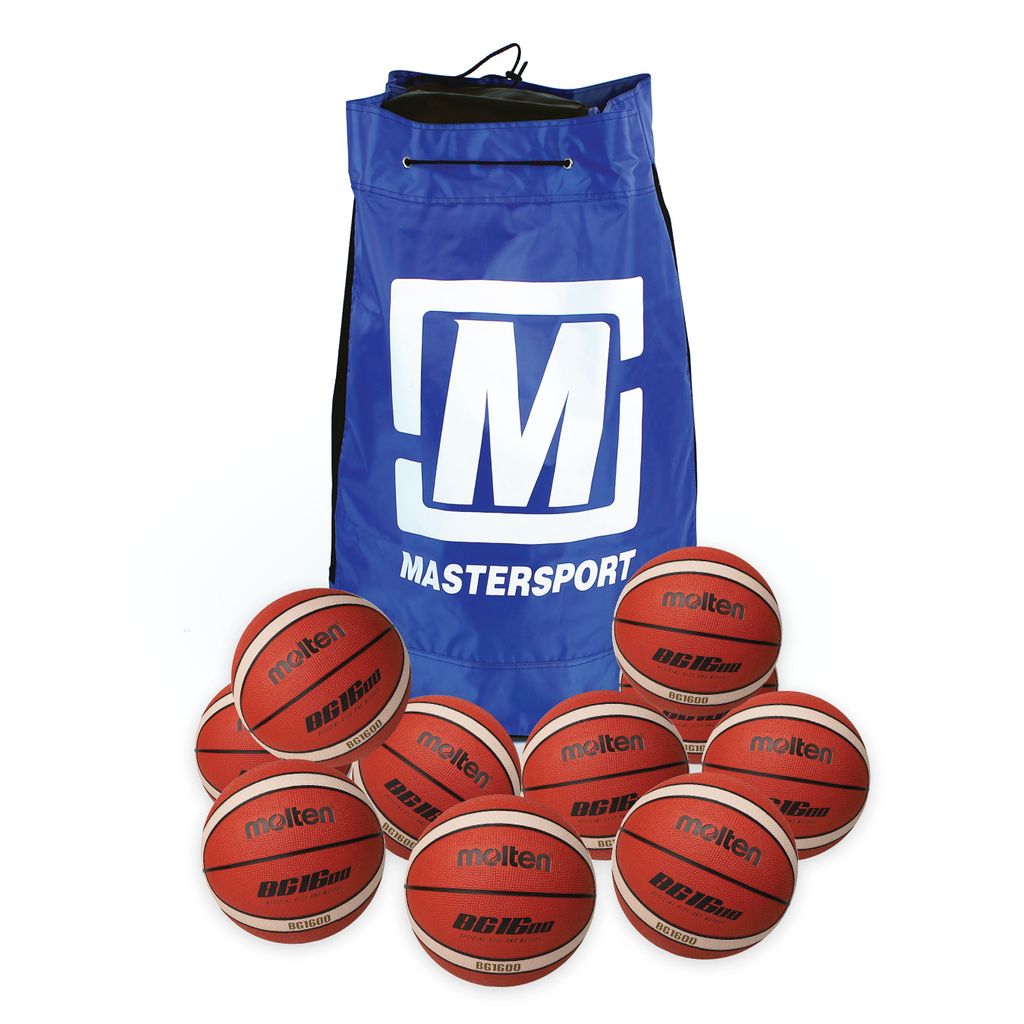 MOLTEN BG SERIES BASKETBALL SIZE 7, BAG OF 10
