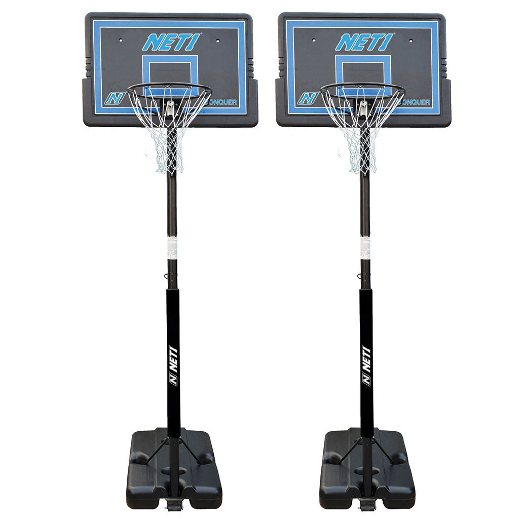 NET1 CONQUER PORTABLE BASKETBALL SYSTEM PAIR