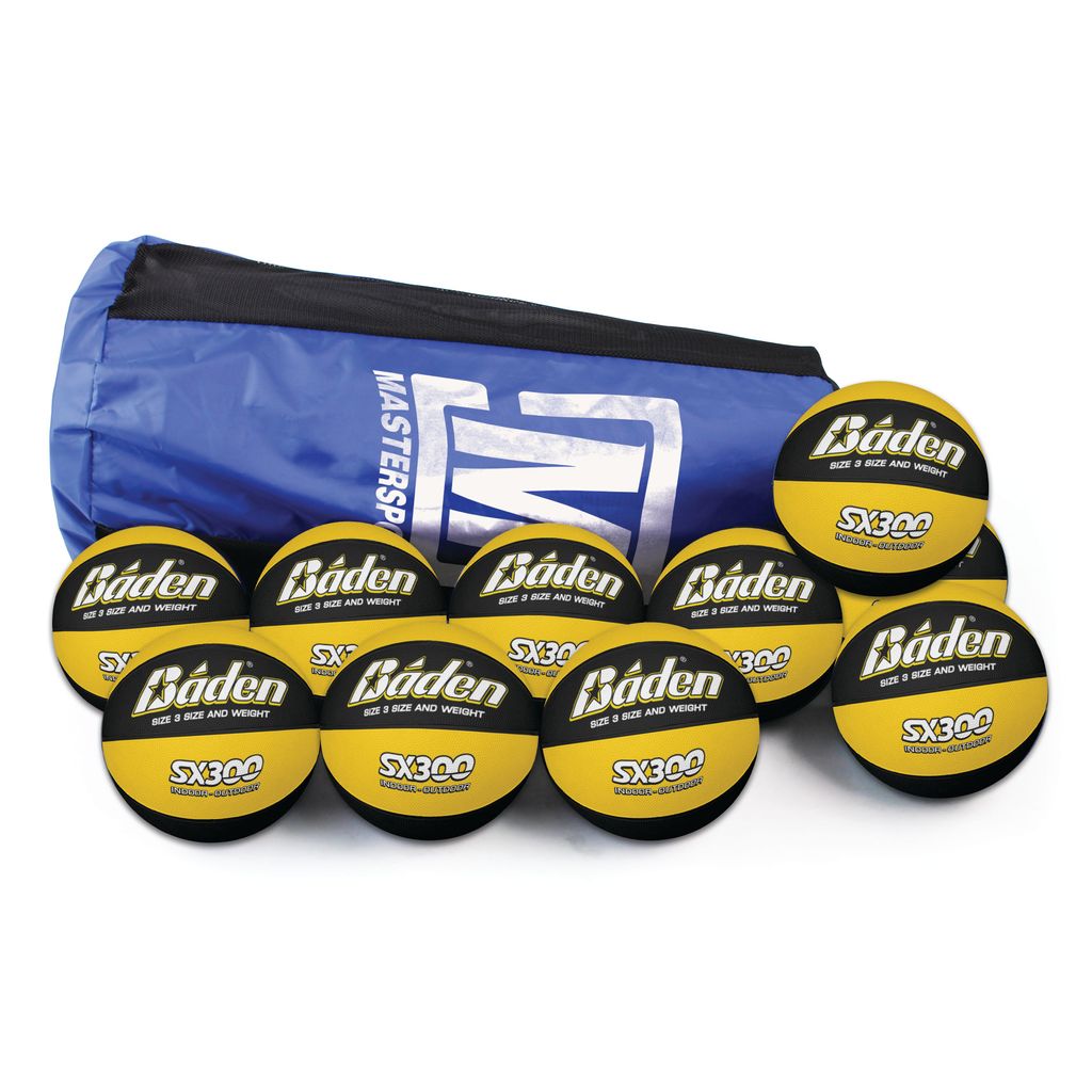 BADEN SX SERIES BASKETBALL SIZE 3 - SX300, BAG OF 10